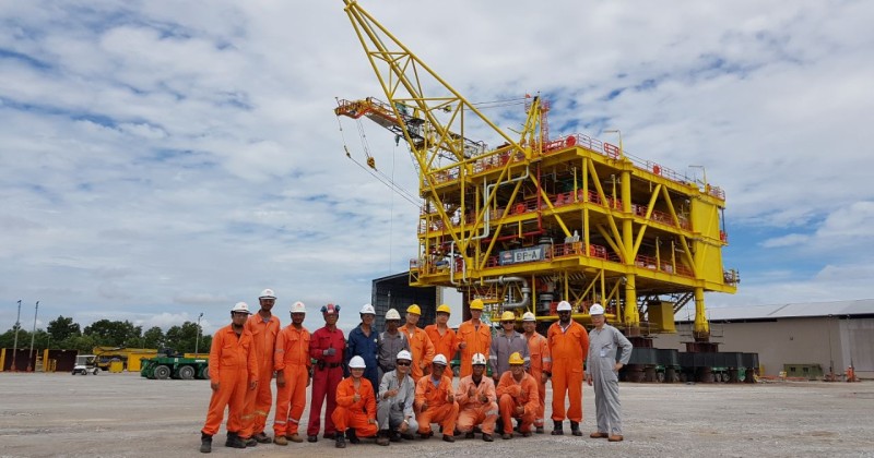 Bunga Pakma A Wellhead Riser Platform Project- Kuching, Malaysia